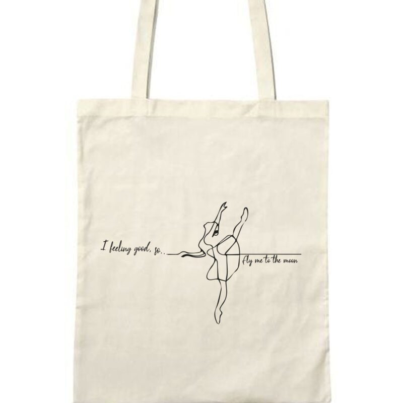 Bolsa de tela Bailarina