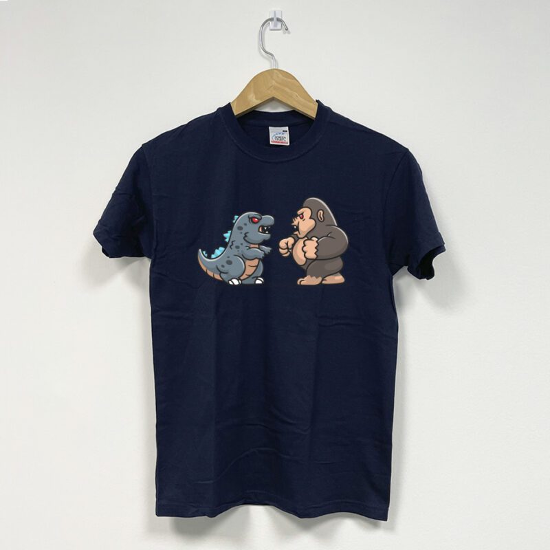 Camiseta King Kong contra Gozzilla