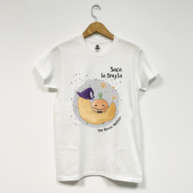 Camiseta Saca la Brujita que llevas dentro – Calabaza