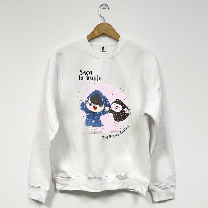 Sudadera Saca la Brujita que llevas dentro – Fiesta de Pijamas